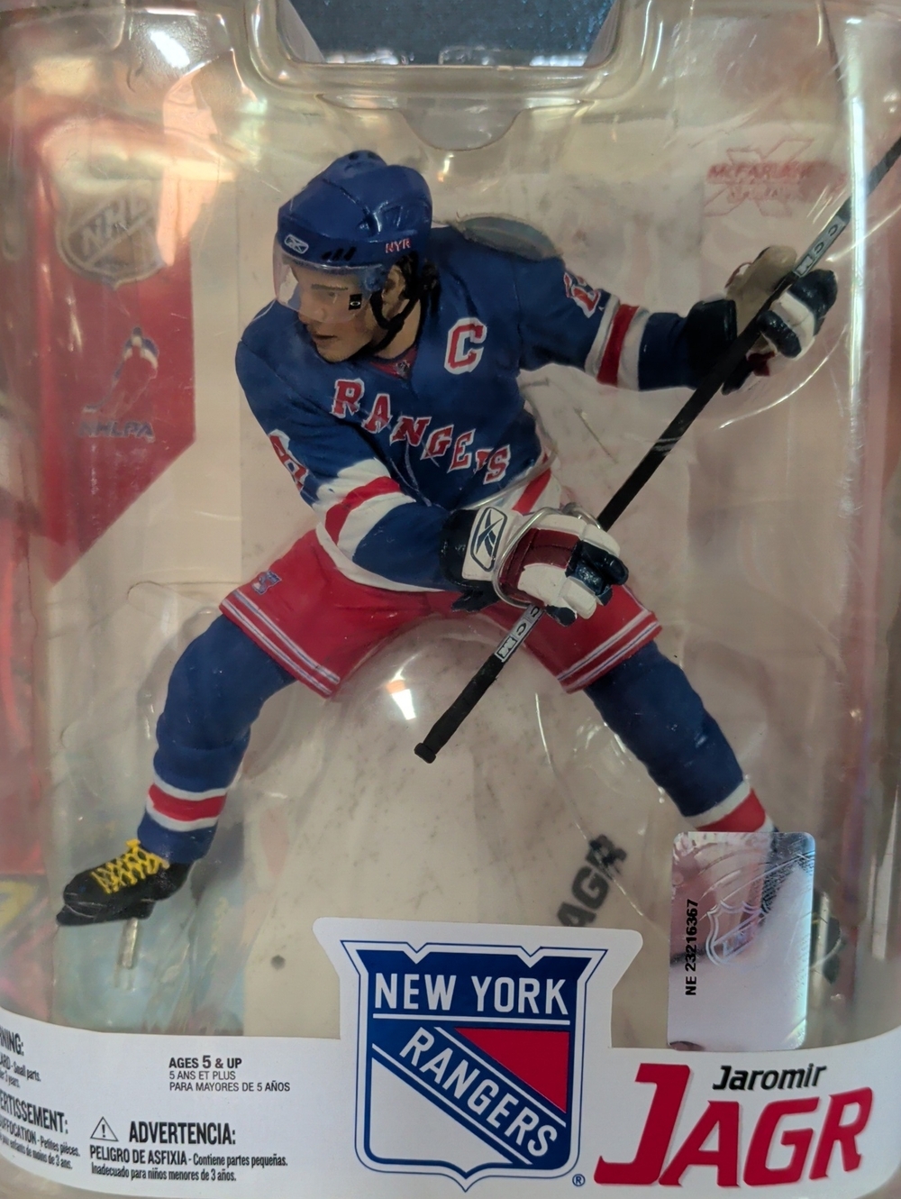 Jaromir Jagr, New York Rangers - McFarlane Sports Picks Series 16 {SEALED}